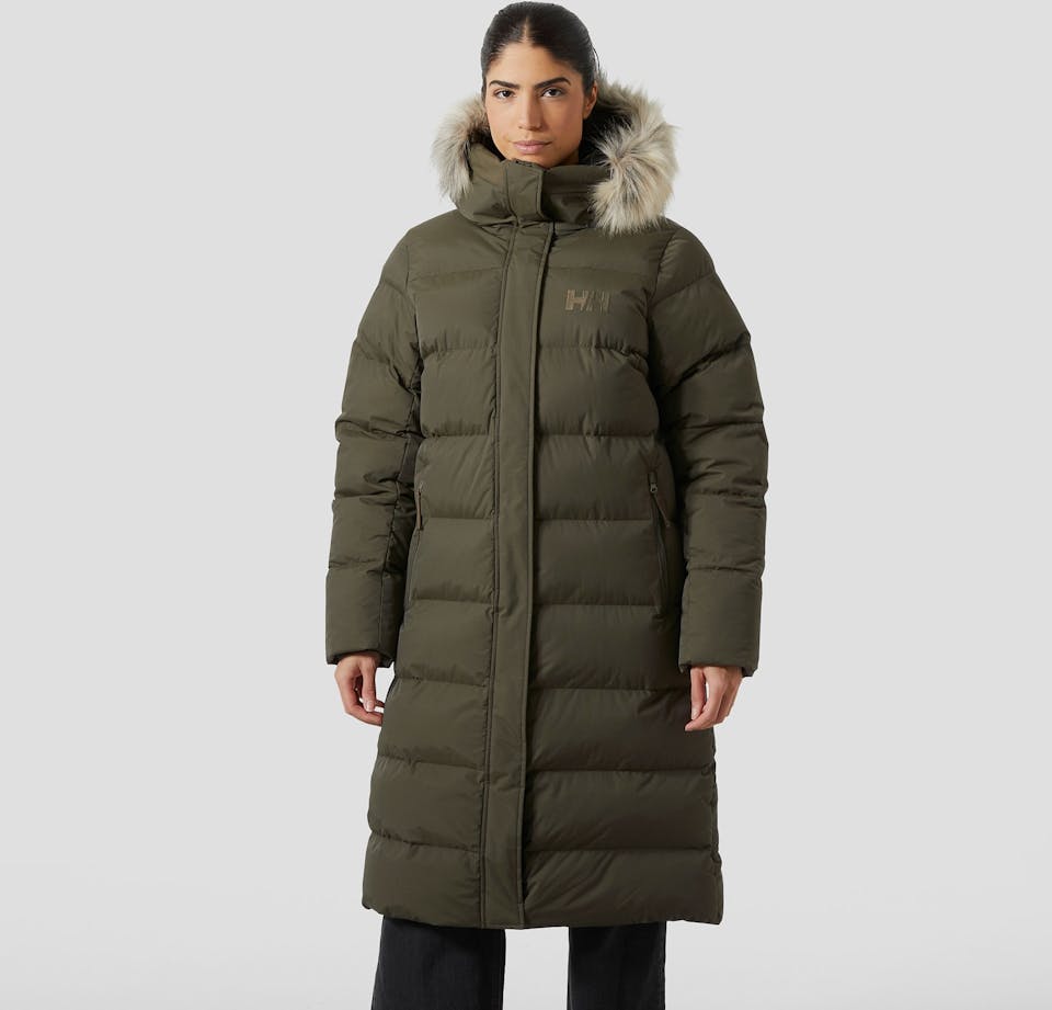 Helly Hansen Women's Aria Long Parka Green 01