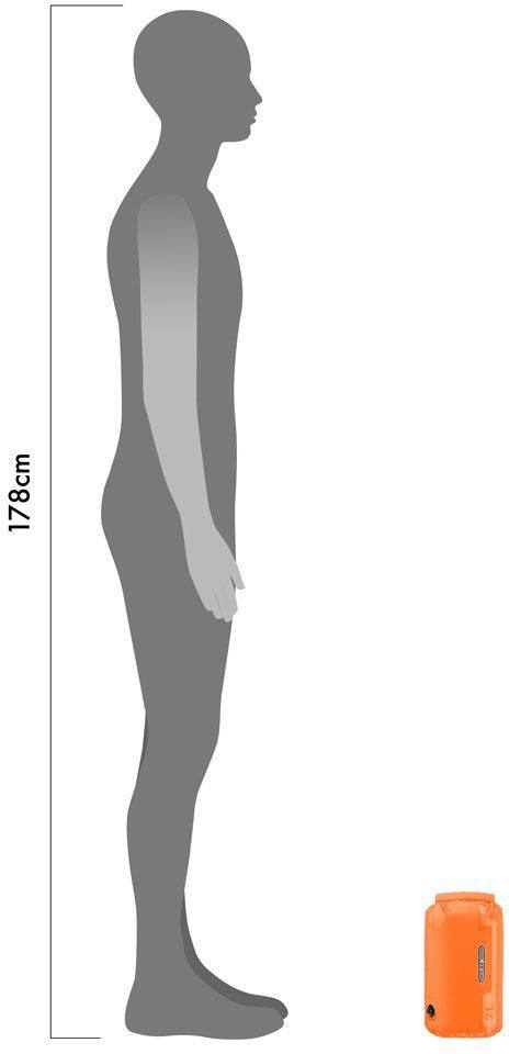 Ortlieb K2221 dry bag 7 L with valve Orange 05