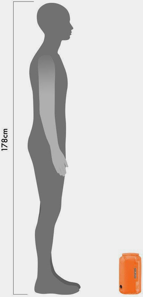 Ortlieb K2221 dry bag 7 L with valve Orange 05