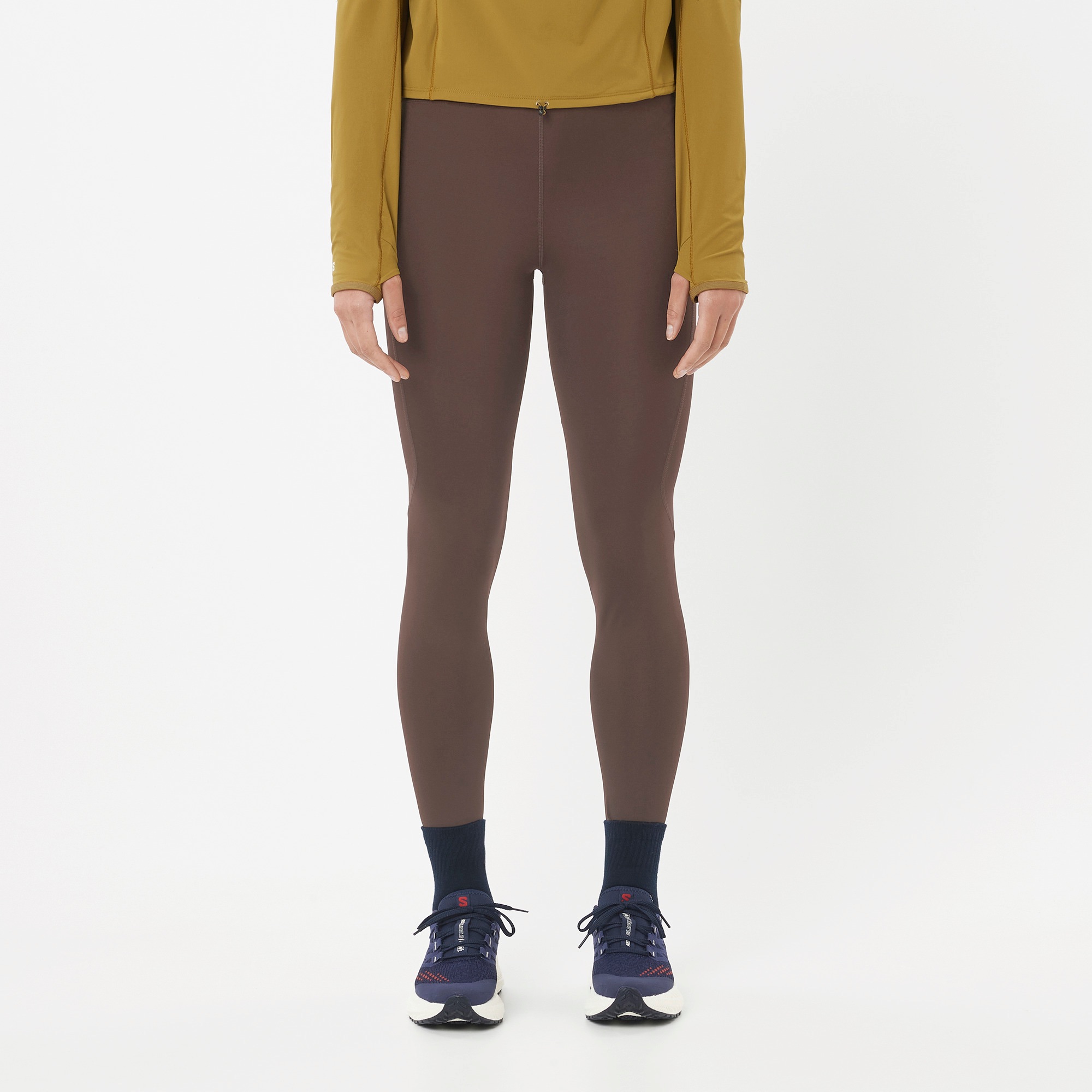 Salomon Women's Shakeout Core 28" Tights Coffee 02