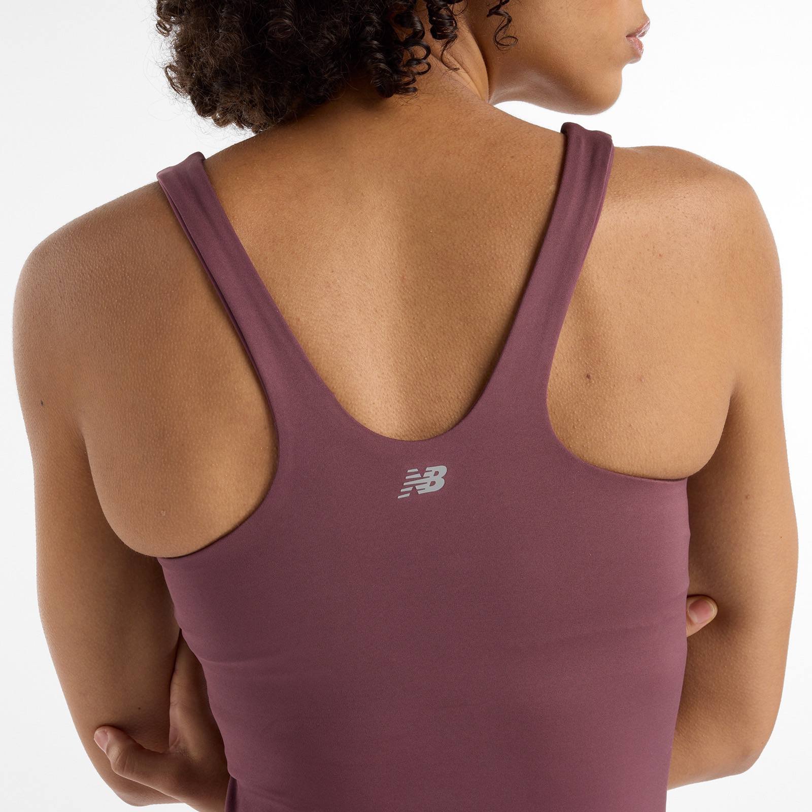 New Balance Women's Define Fitted Tank Plum 07