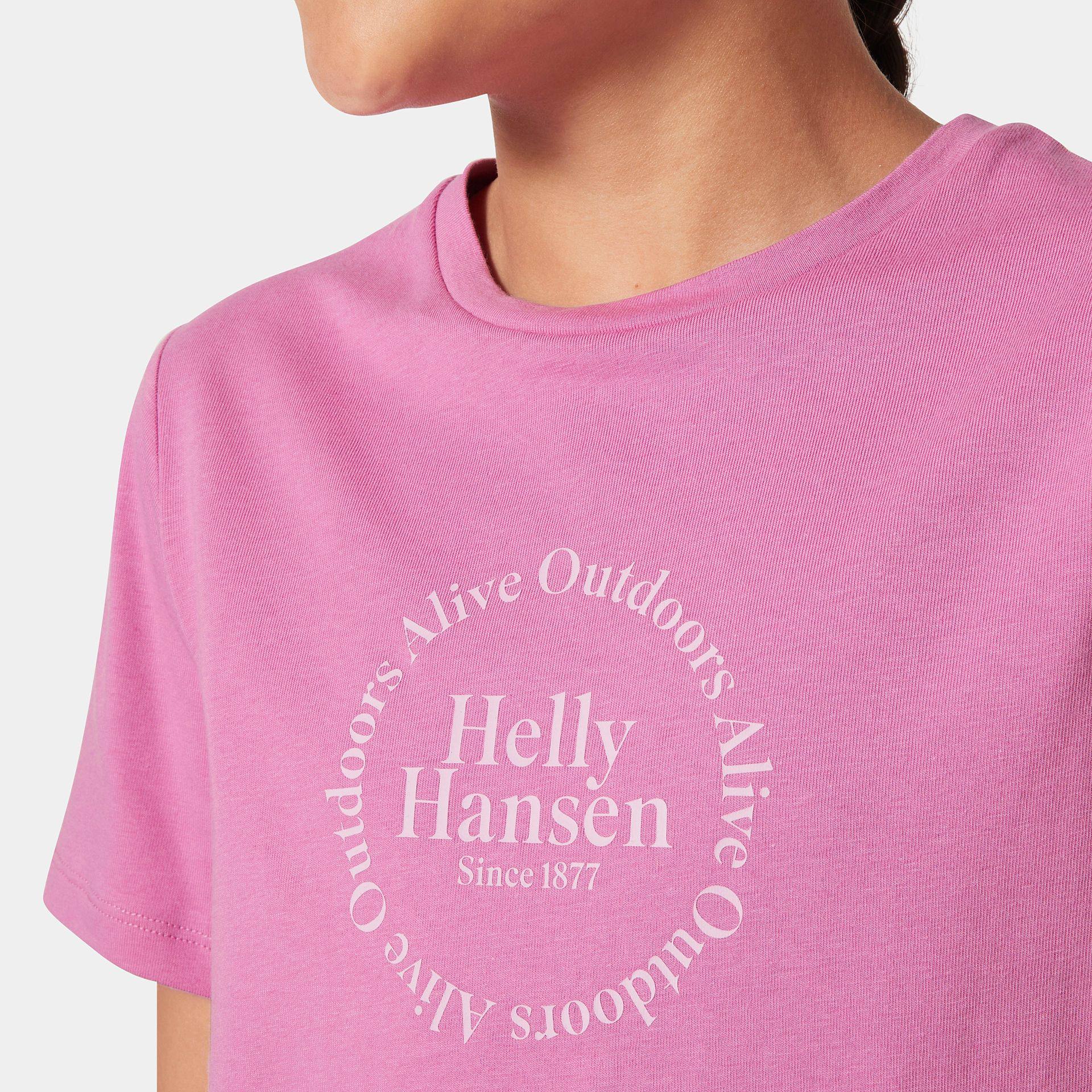 Helly Hansen Jr Graph Tee Pinkki 03