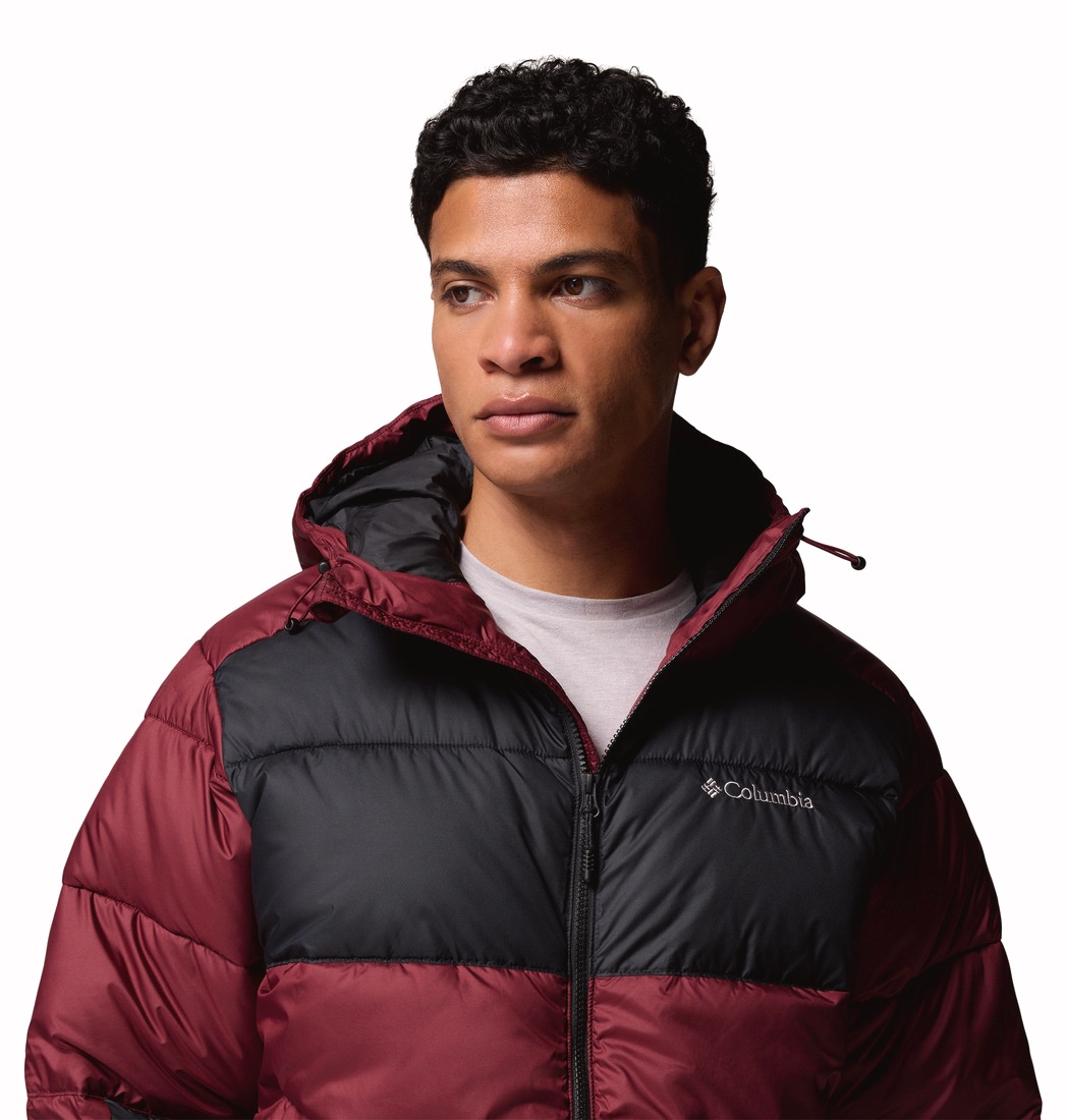Columbia Men's Pike Lake II Hooded Jacket - Miesten talvitakki Mountain Red 04