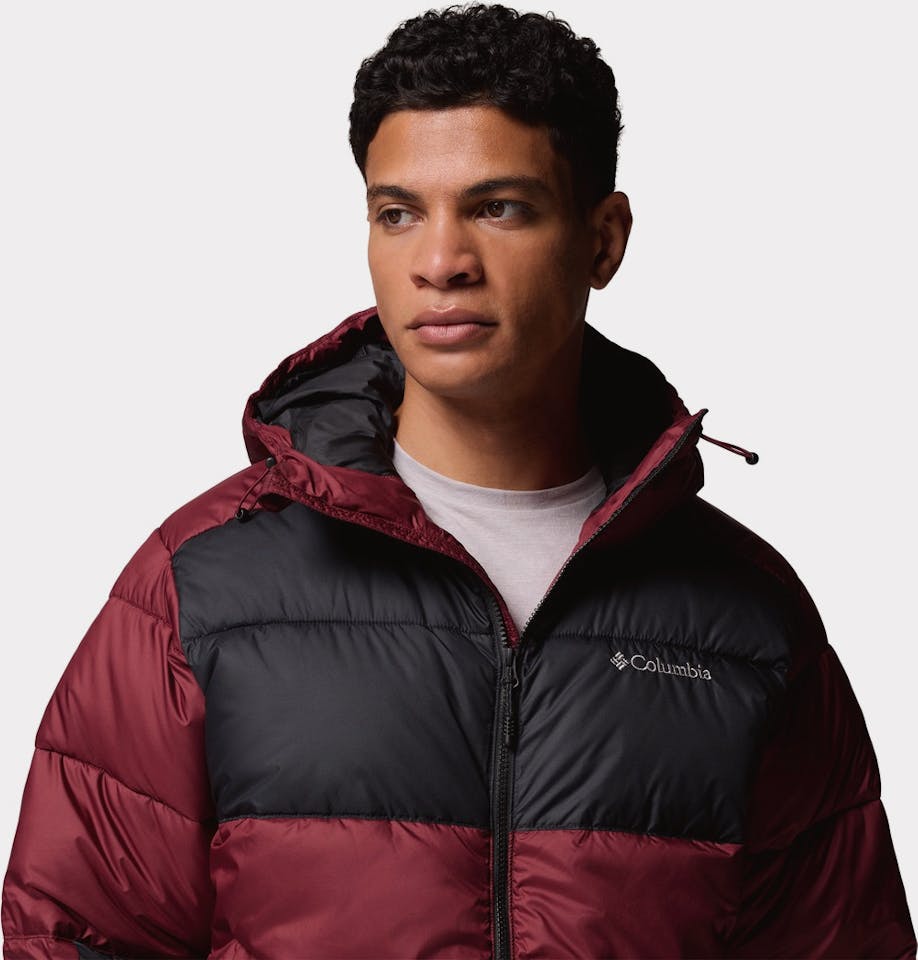 Columbia Men's Pike Lake II Hooded Jacket - Miesten talvitakki Mountain Red 04