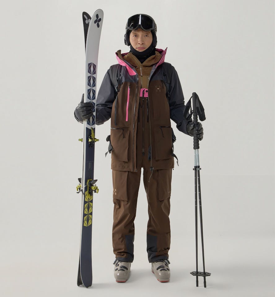 Haglöfs Men's Vassi GTX Pro II Bib Woodland Brown 05