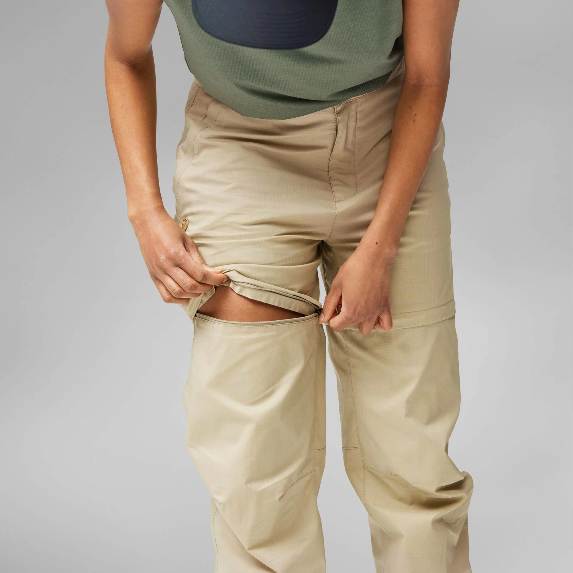 Fjällräven Women's Abisko Hike Zipoff Trousers Black 08