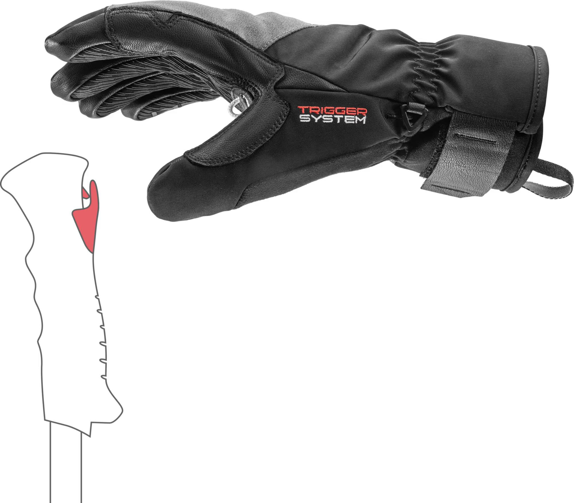 Leki Pegas 3D GTX Black / Graphite 03