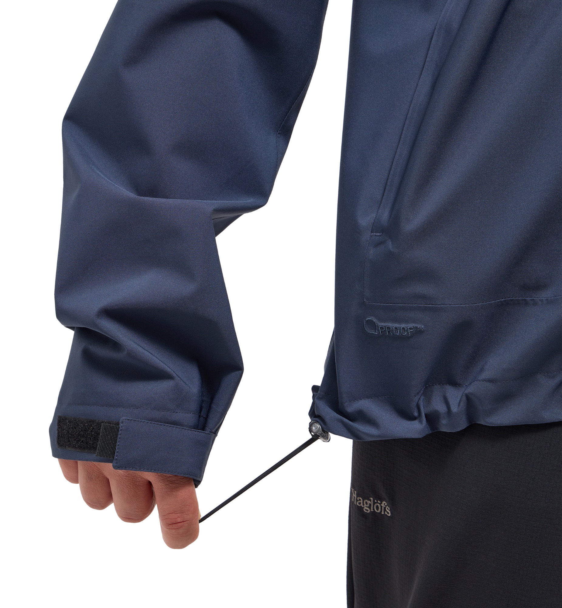 Merrell Men's Moab 3 GTX & Haglöfs Breeze Proof Jacket Musta 24