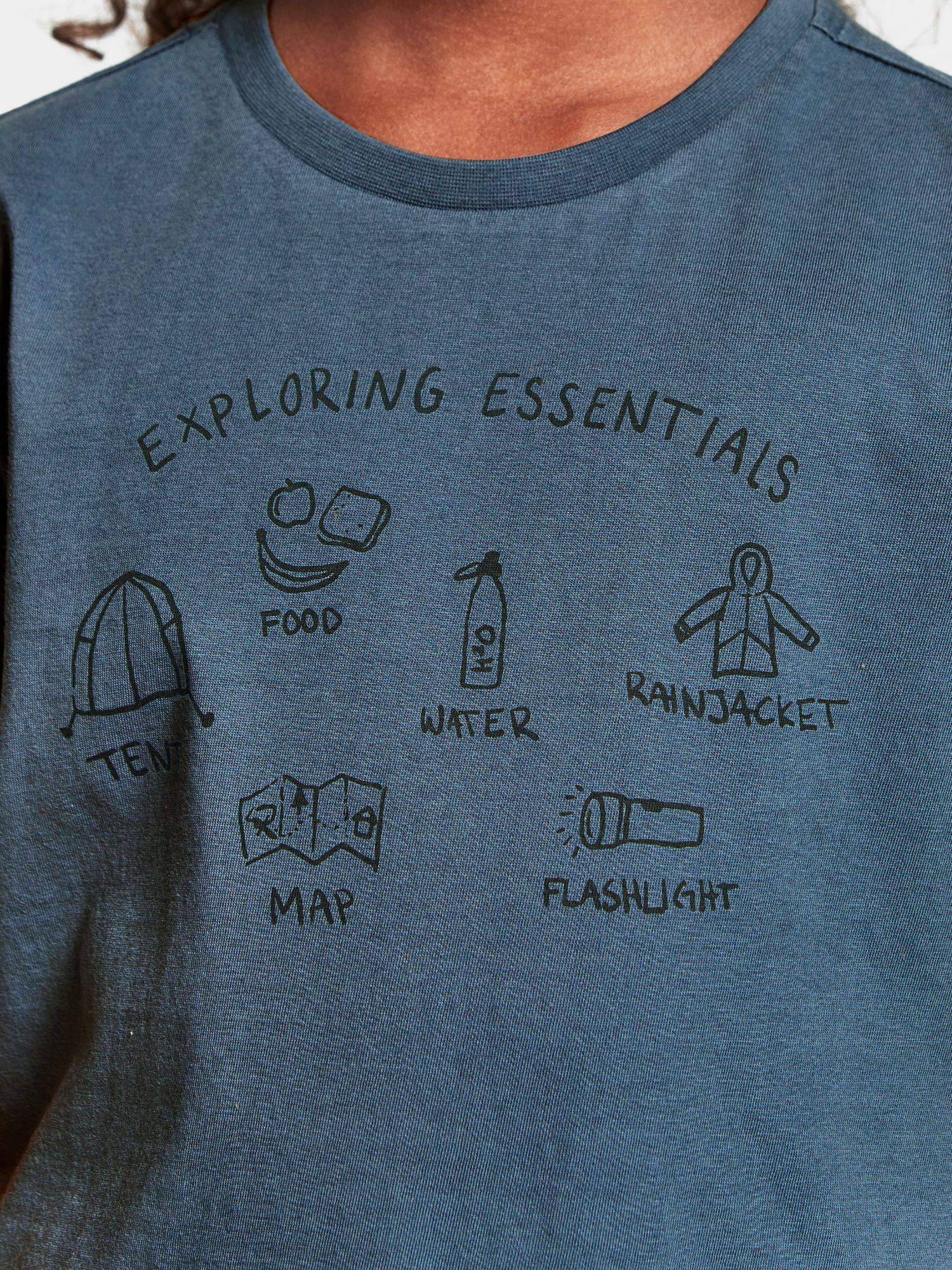 Didriksons Mynta Kids Tee Explore Blue 05