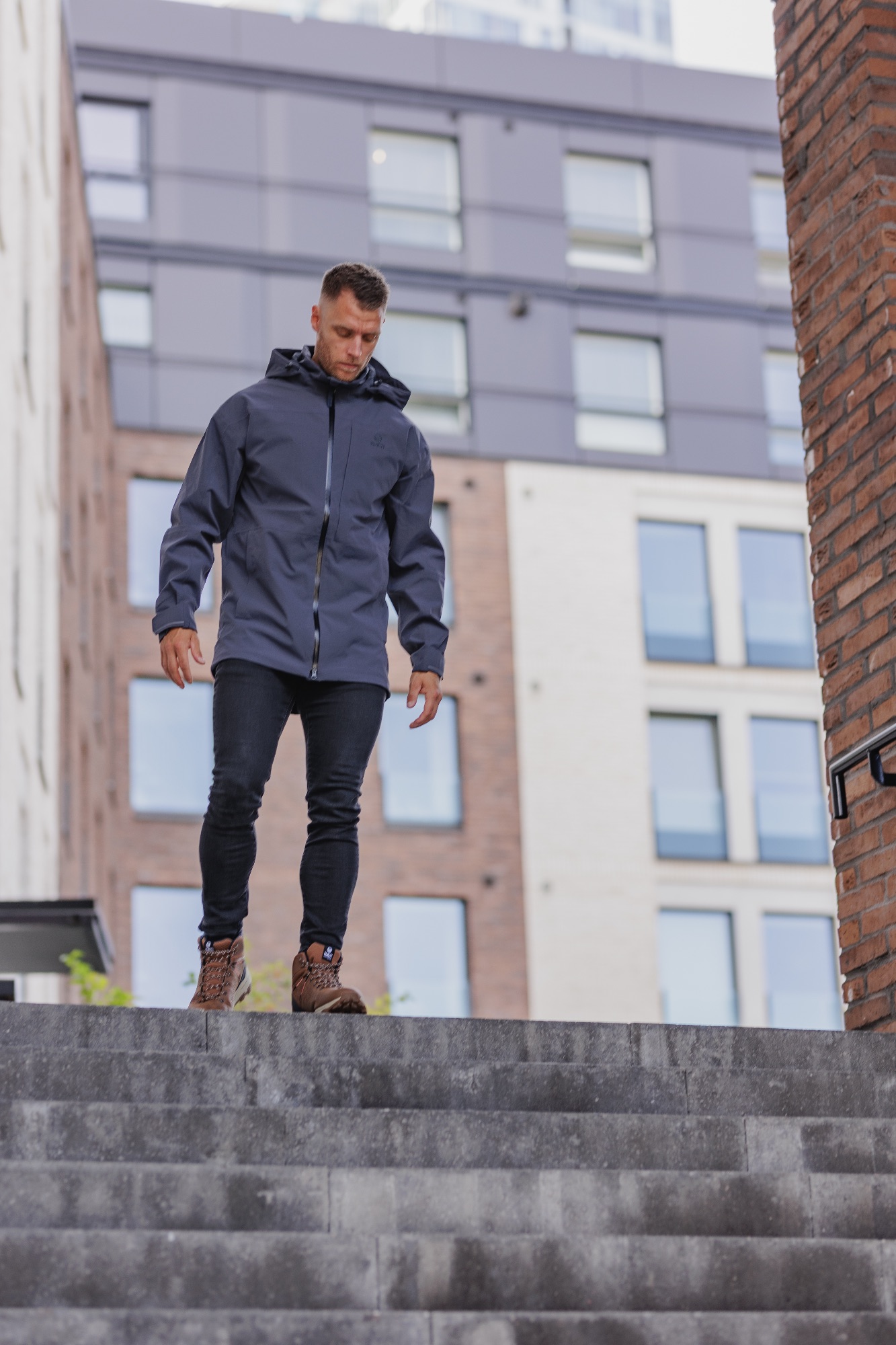 Halti Men's Kallas Parka India Ink Grey 10