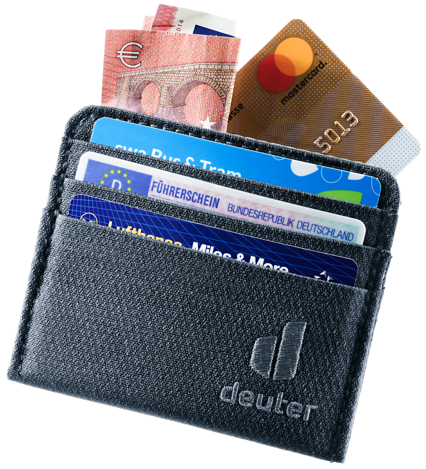 Deuter Card Wallet Musta 02