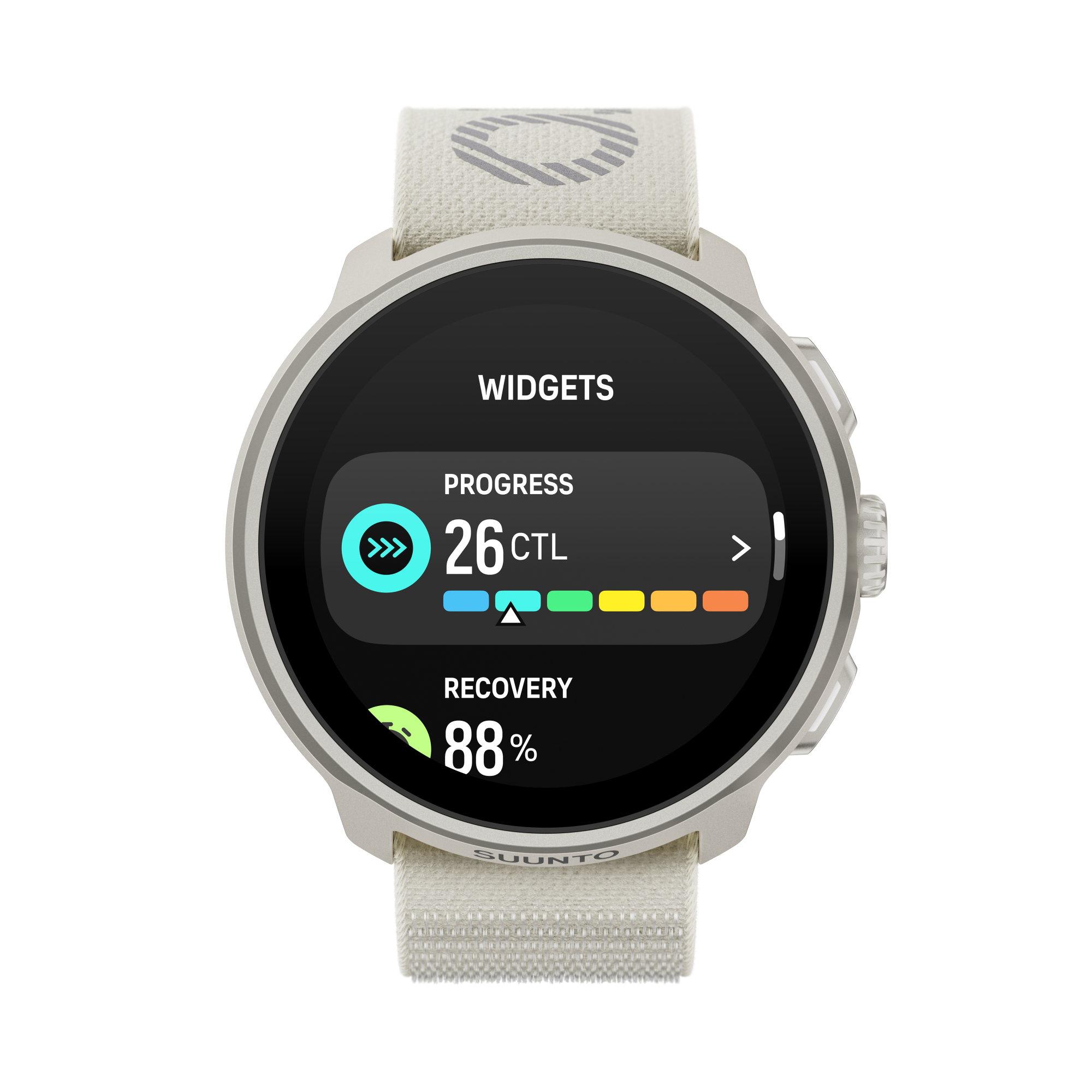Suunto Run Frost Grey With Silicon Strap  17