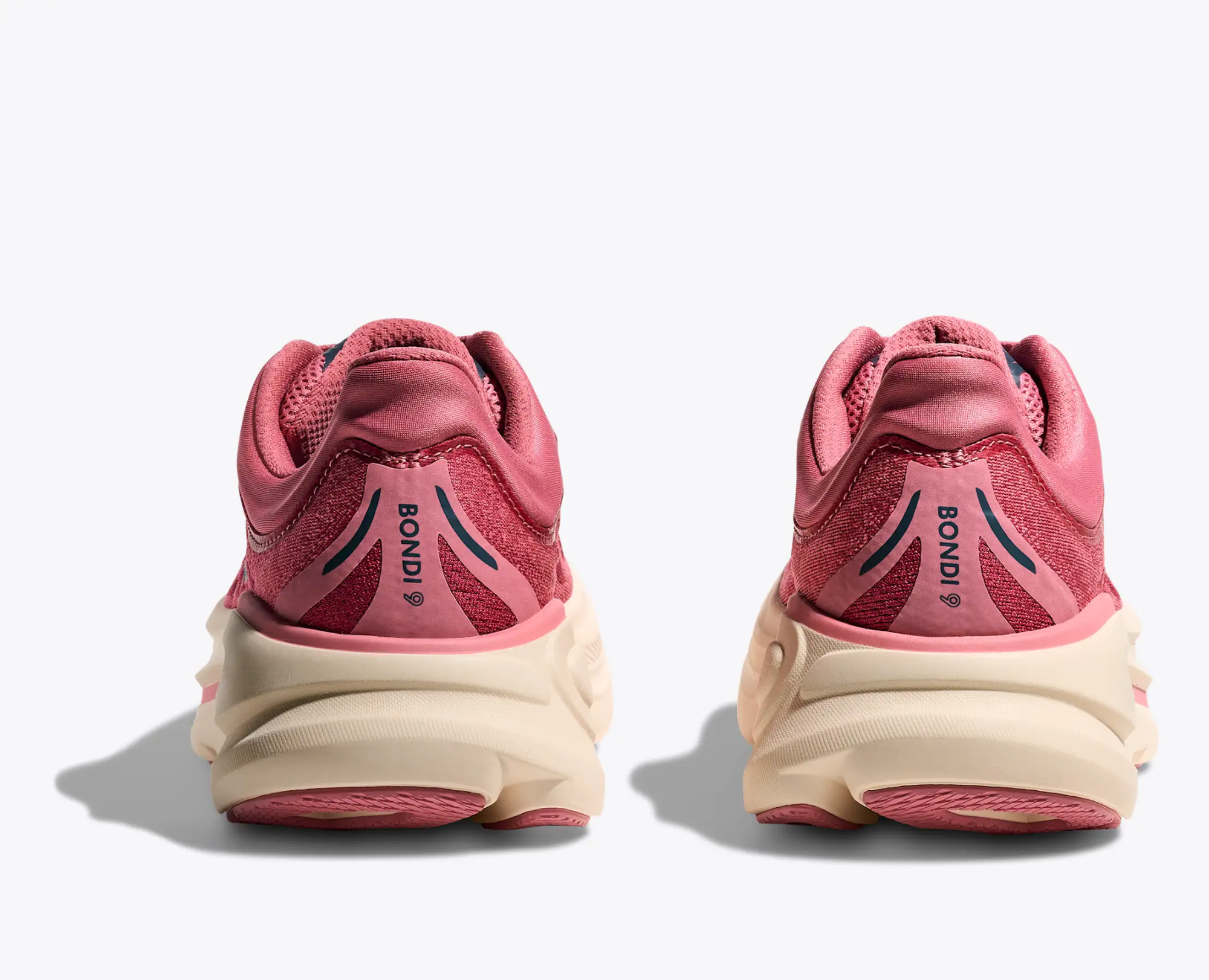 Hoka Women's Bondi 9 Wide Lingonberry / Cranberry 05