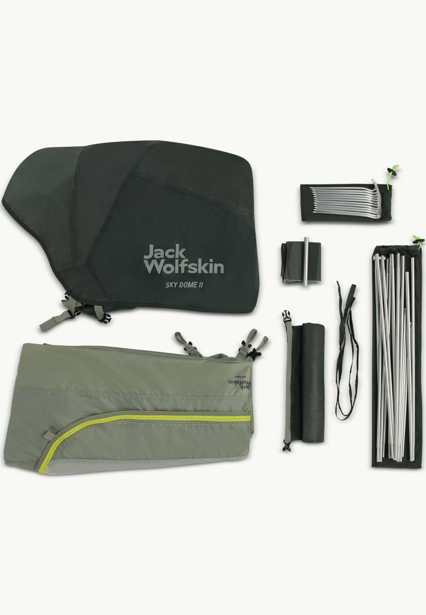 Jack Wolfskin Sky Dome II Moss 18