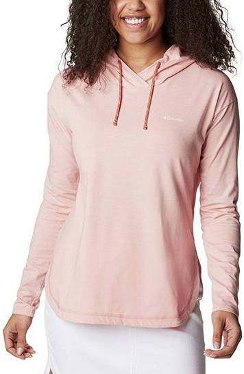 Women’s Sun Trek Hooded Pullover Pinkki XL