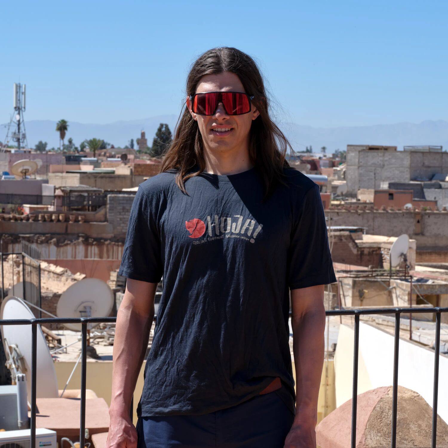 Fjällräven Men's Hoja Wool Tee Dark navy 02