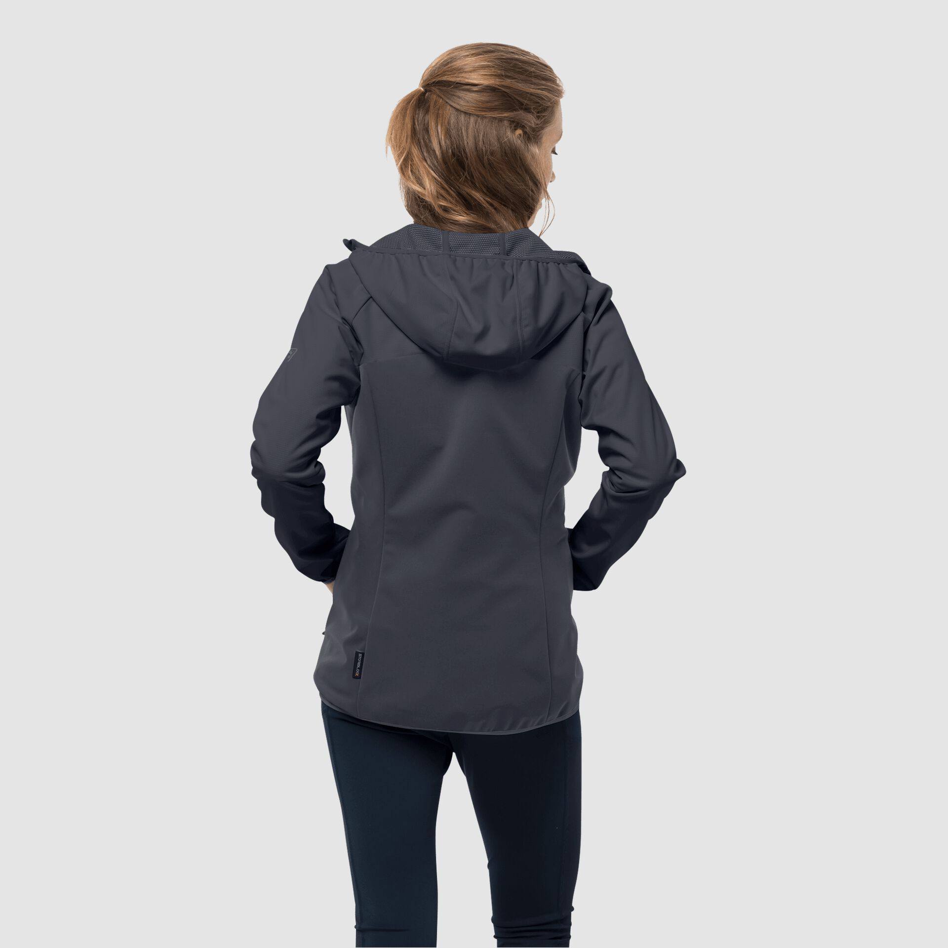 Jack Wolfskin Go Hike Softshell Jacket W Graphite 02