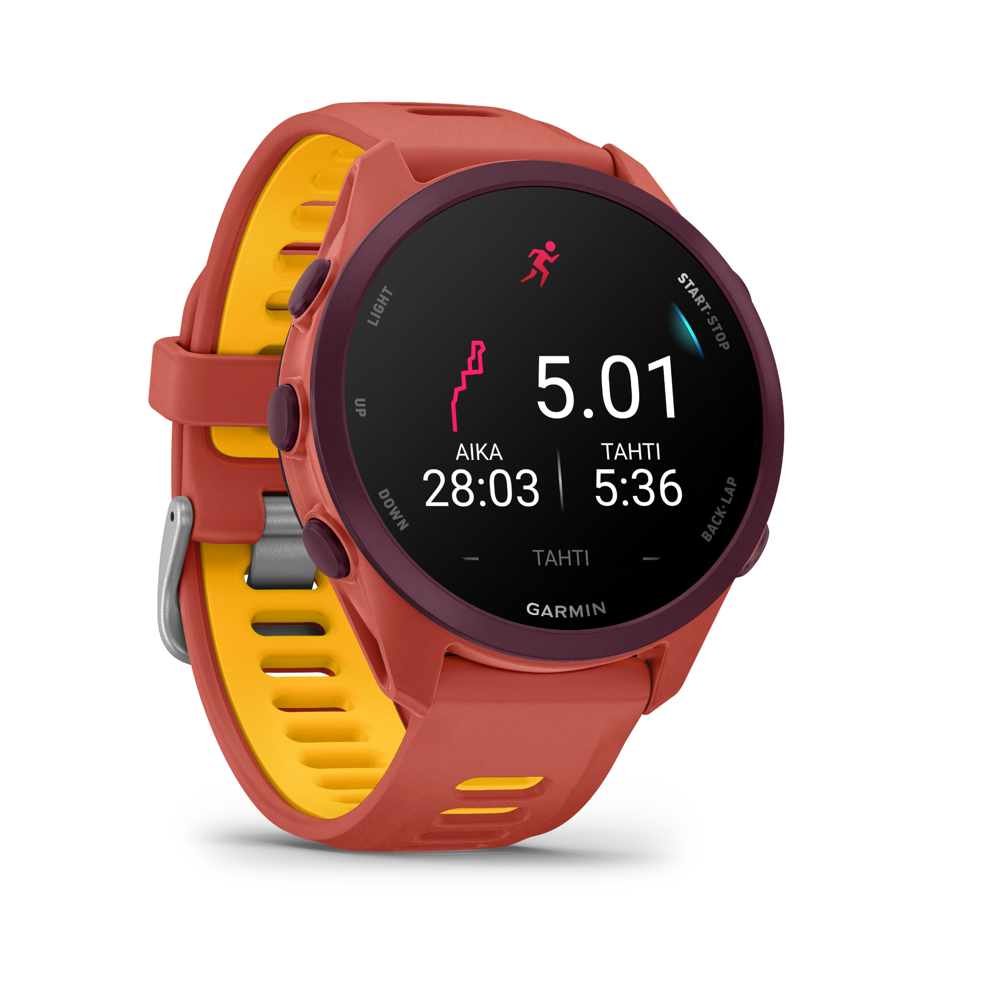 Garmin Forerunner 170 Music Red Pink/Mango  15