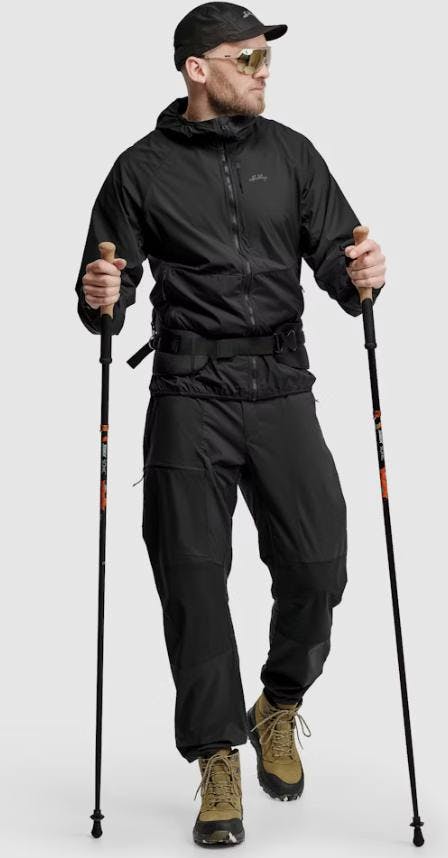 Lundhags Men's Tived Light Windbreaker Pant Musta 04