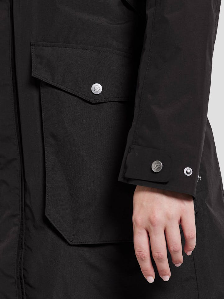 Didriksons Women's Thelma 10 Parka Musta 11