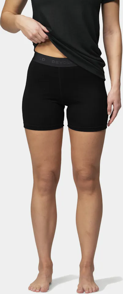 Devold Women's Breeze Plus Merino 200 Boxer Black 01