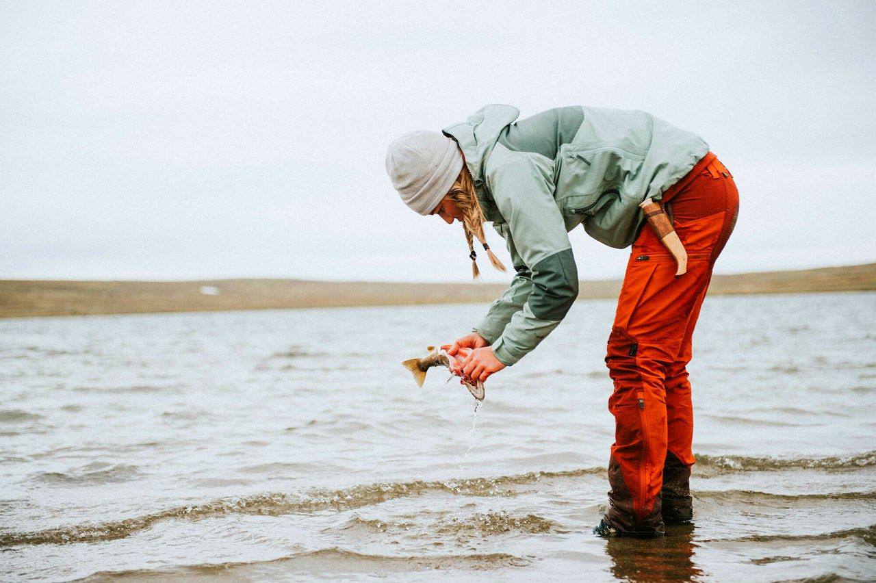 Lundhags Lundhags Women's Tived Stretch Hybrid Jacket ja Makke Pants Rust 12