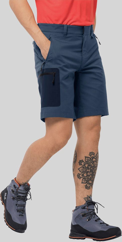 Jack Wolfskin Active Track Shorts Men Blue 02