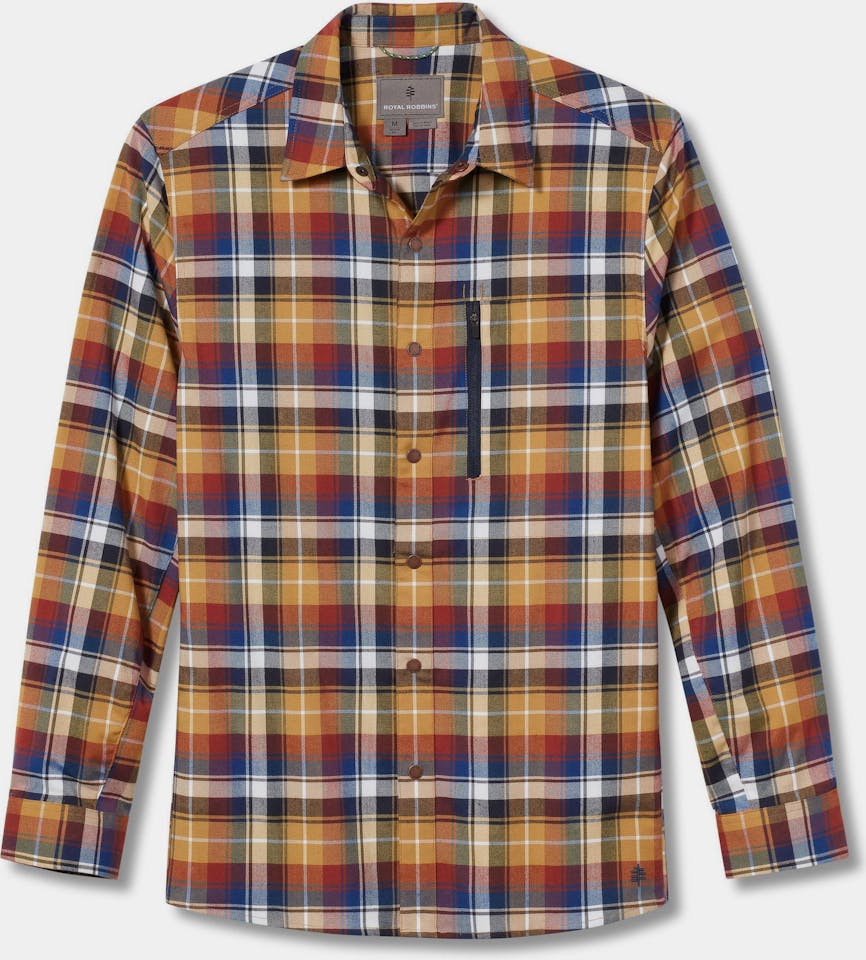 Royal Robbins Thermotech Ren Plaid LS Yellow 02
