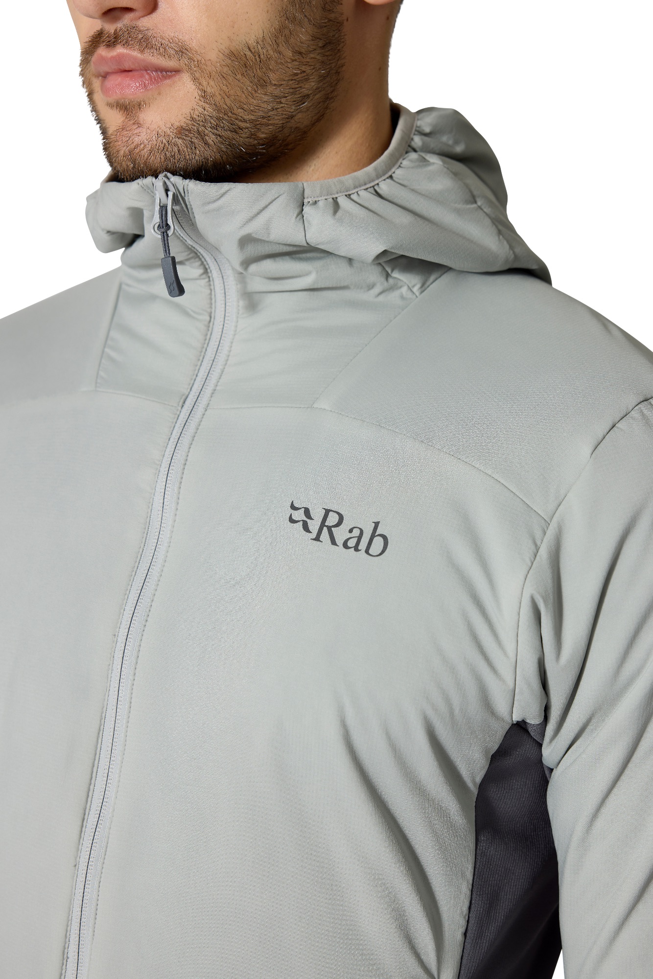 Rab Men's Xenair Alpine Flex Jacket Light Zinc 05