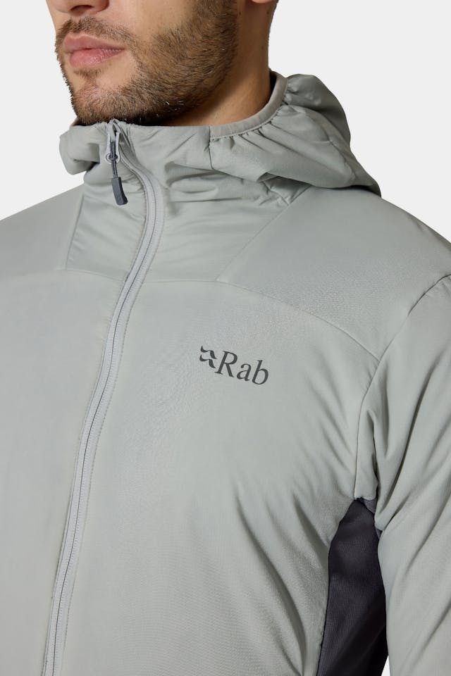 Rab Men's Xenair Alpine Flex Jacket Light Zinc 05