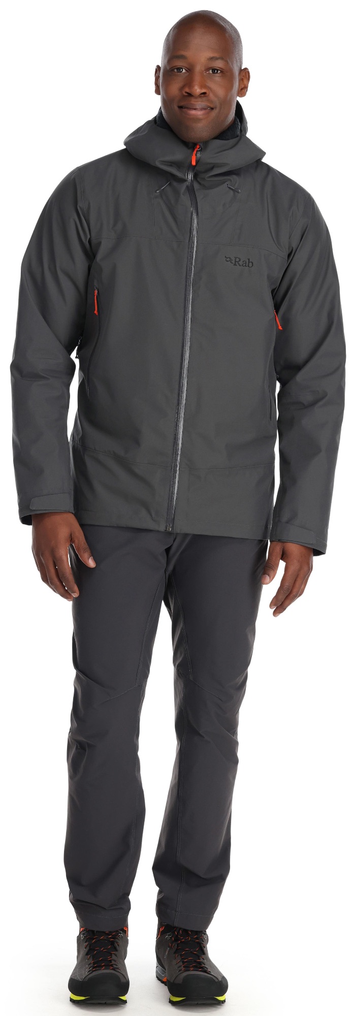 Rab Men's Namche GTX Jacket ja Lowa Men's Renegade Evo Mid GTX Musta 32