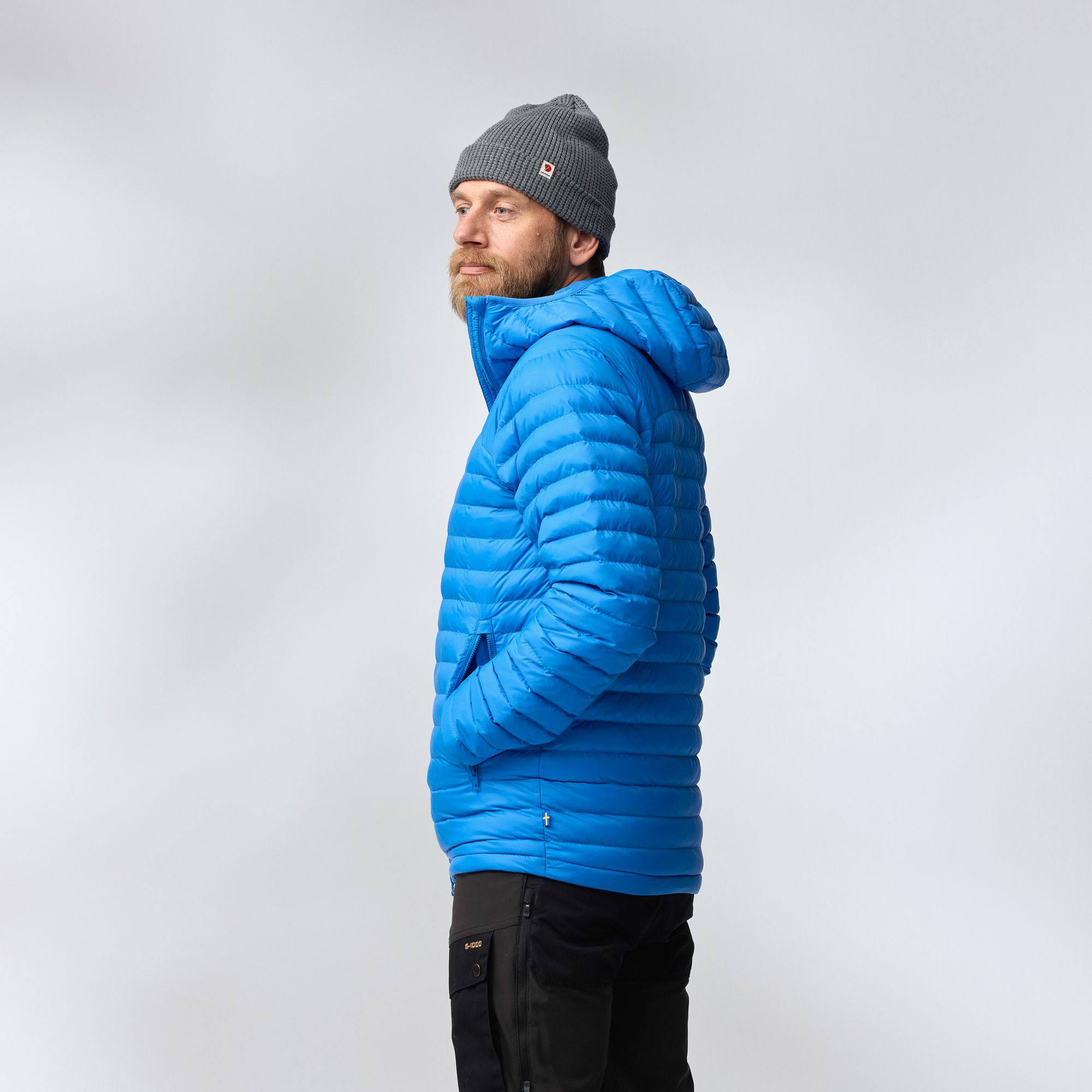 Fjällräven Men's Expedition Lätt Hoodie - Miesten talvitakki Deep Forest 06
