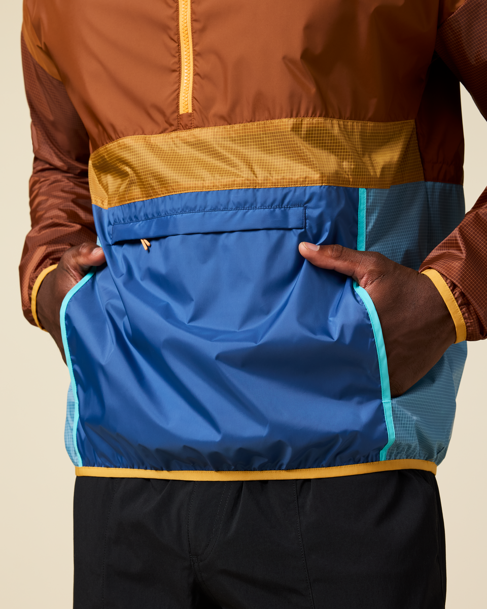 Cotopaxi Men's Teca Half Zip Windbreaker Light brown 07