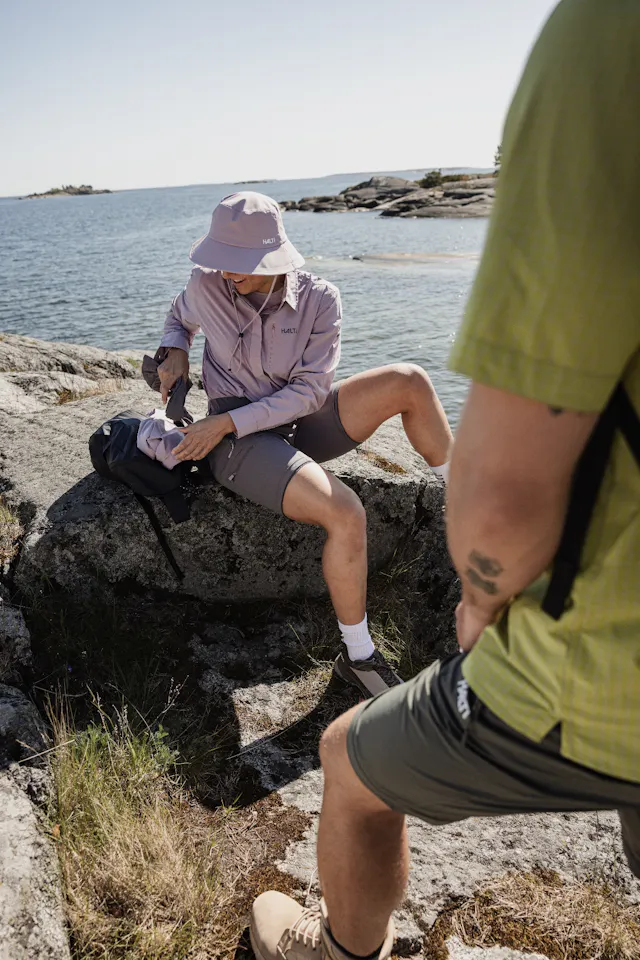 Halti Women's Pallas Cool Stretch Zipoff Pant Lila 07