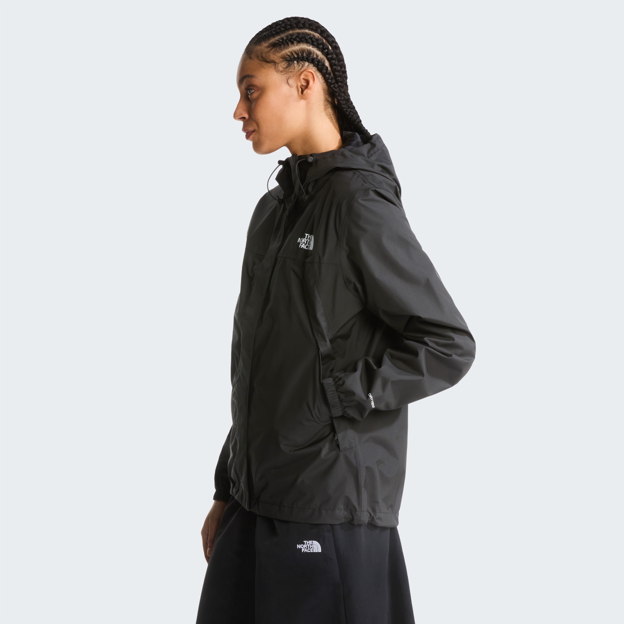 The North Face Women's Antora Rain Jacket Musta 04