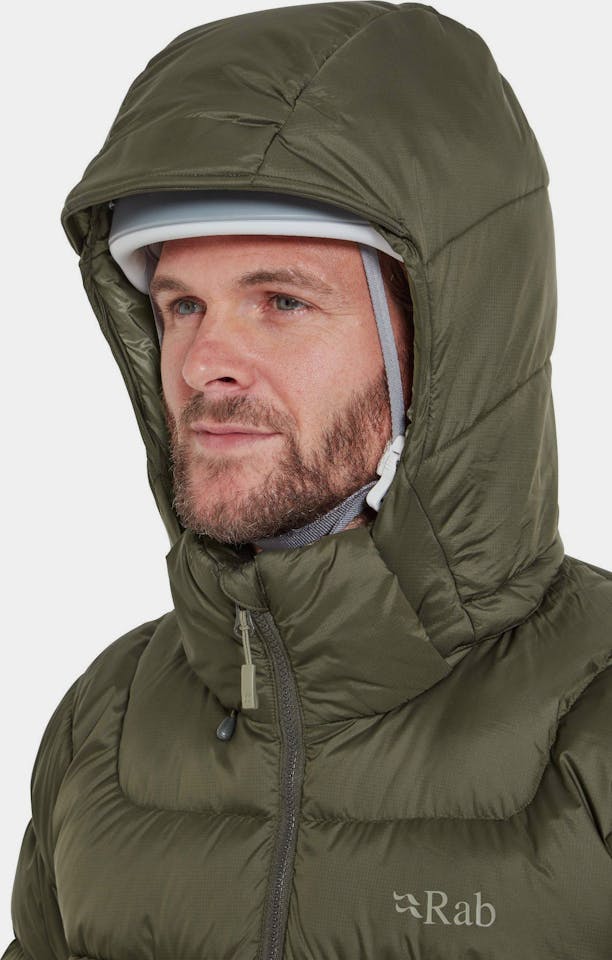 Rab Men's Ascent Jacket - Miesten untuvatakki Army Green 10