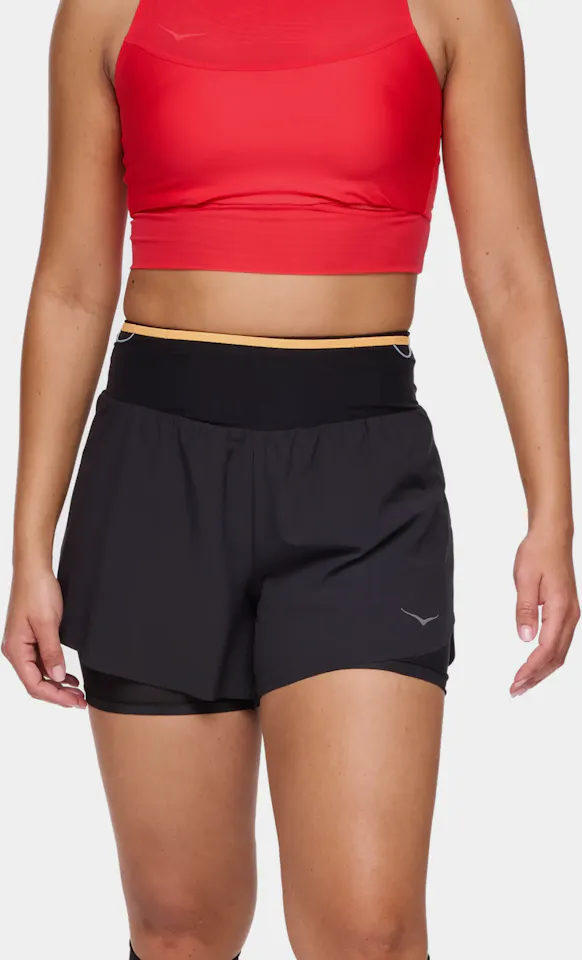 Hoka Women's Skyglide Trail Shorts Black 01