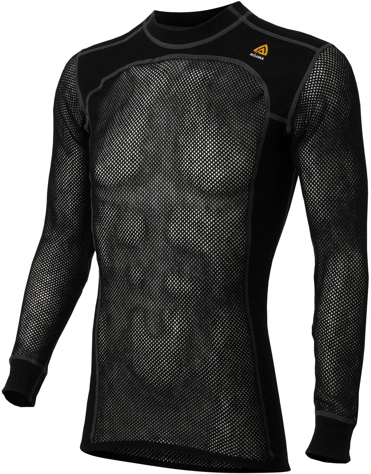 Aclima Men's WoolNet Crew Black 02