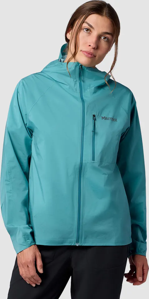 Marmot Women's Superalloy Bio Rain Jacket Galapagos Blue 01