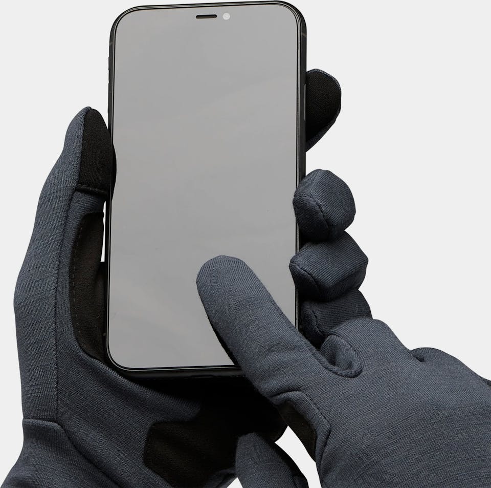 Black Diamond Heavyweight Wool Liners Charcoal 02