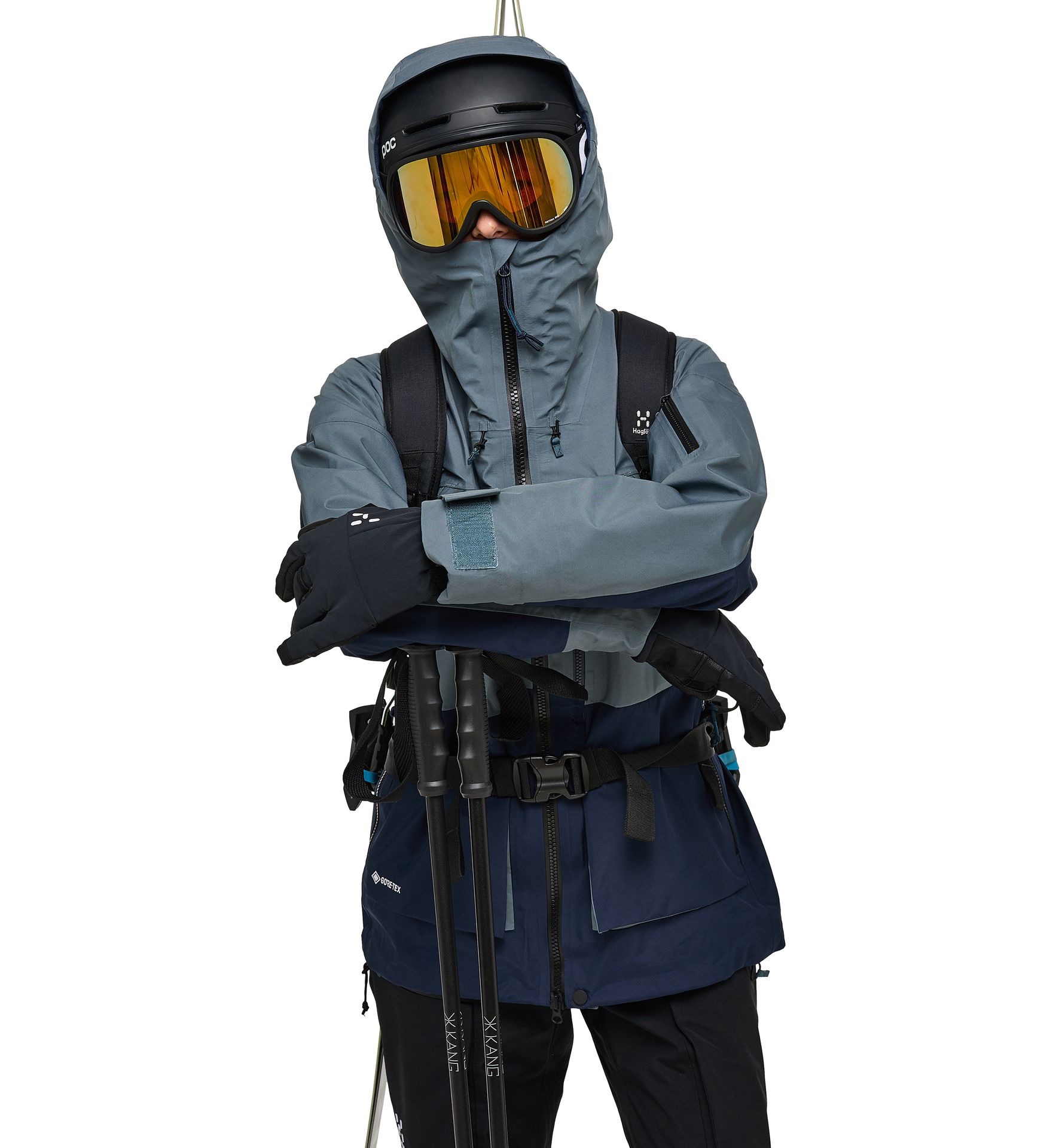 Haglöfs Women's Vassi GTX Jacket Steel blue/Tarn blue 02