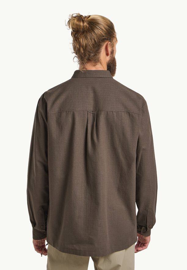 Jack Wolfskin Men's Tarango LS Shirt Cold Coffee 02