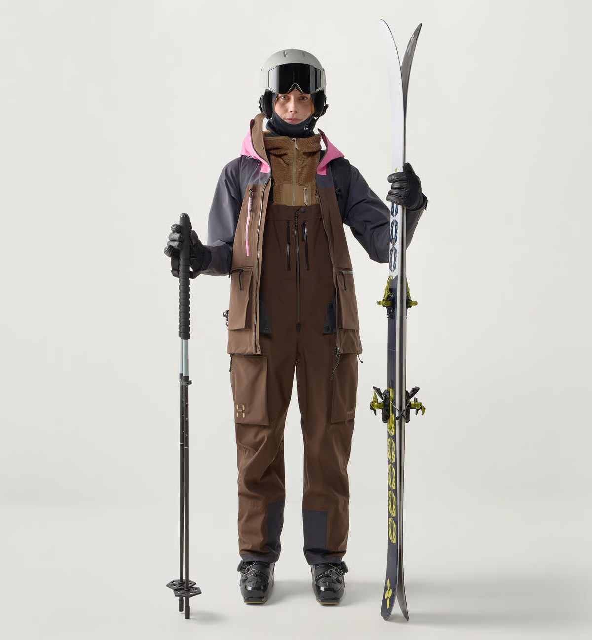 Haglöfs Women's Vassi GTX Pro II Bib Woodlan Brown 02