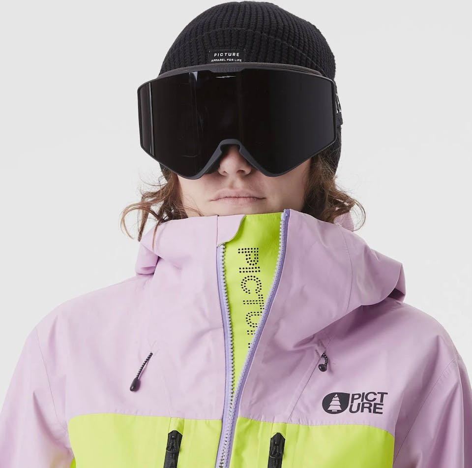 Picture Organic Clothing Women's Acidic 3L Xpore Jacket Orchid Acid Lime 10