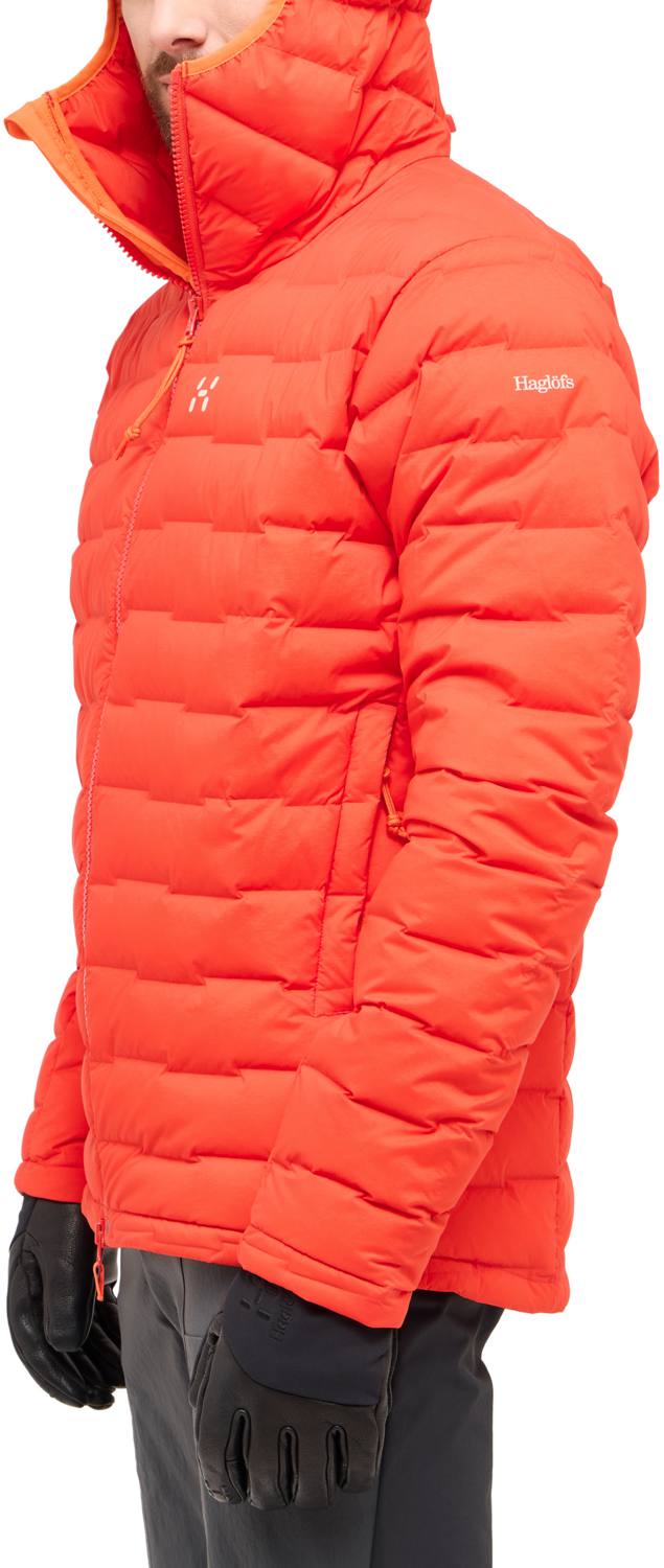 Haglöfs Men's Spitz Down Hood - Miesten untuvatakki Habanero 04