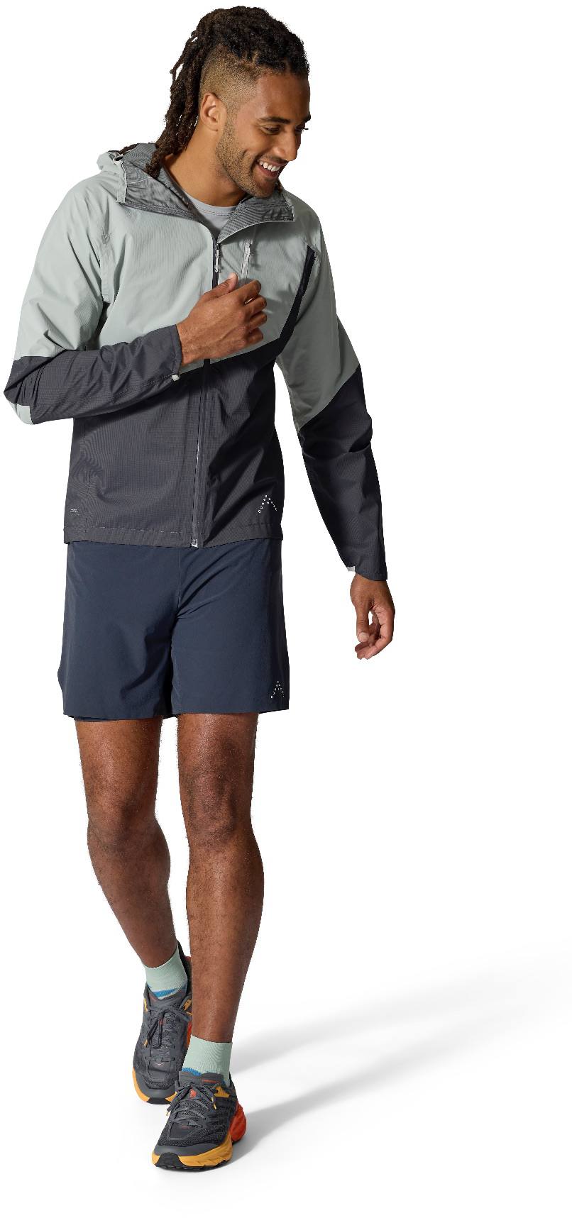 Rab Men's Downpour Trail Light Jacket Anthracite 07