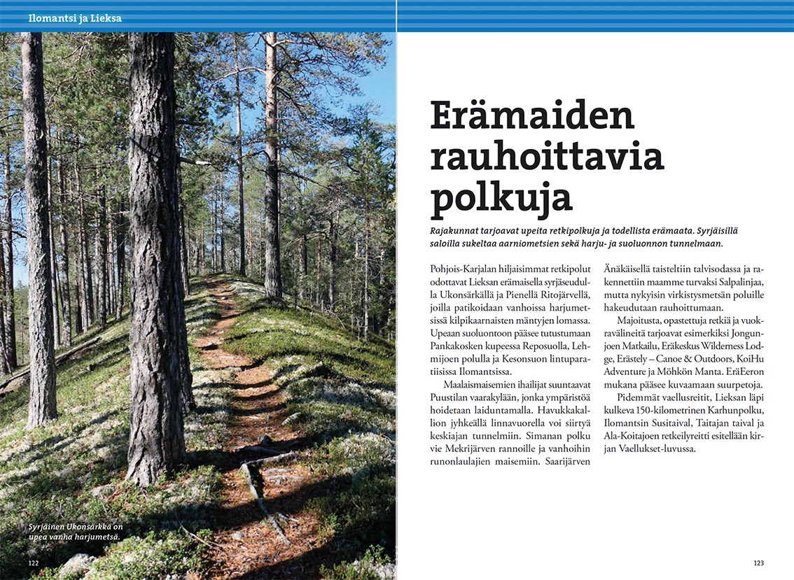 Calazo Pohjois-Karjalan retkeilyopas  10