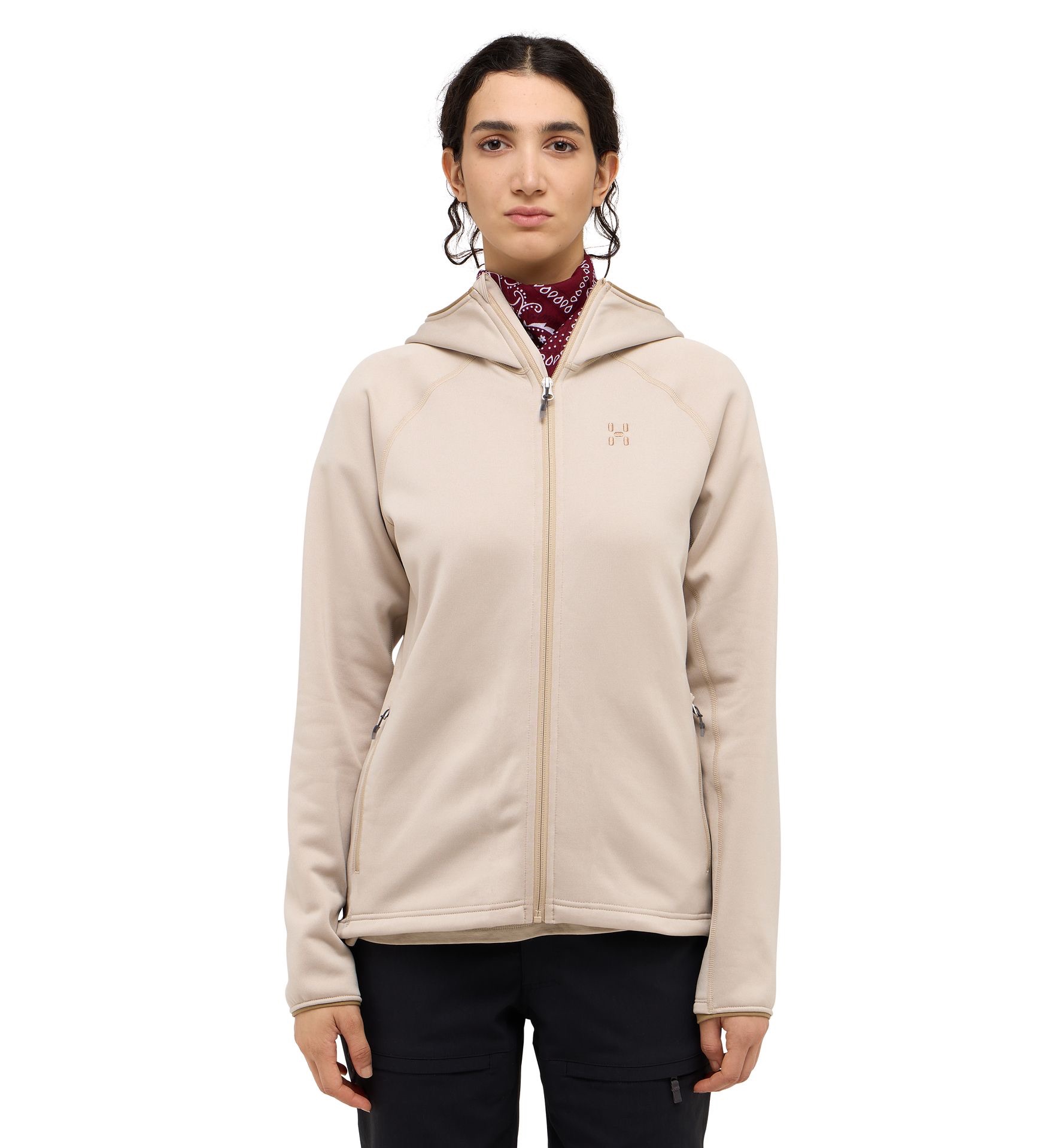 Haglöfs Women's Magma Mid Hood Chalk 03
