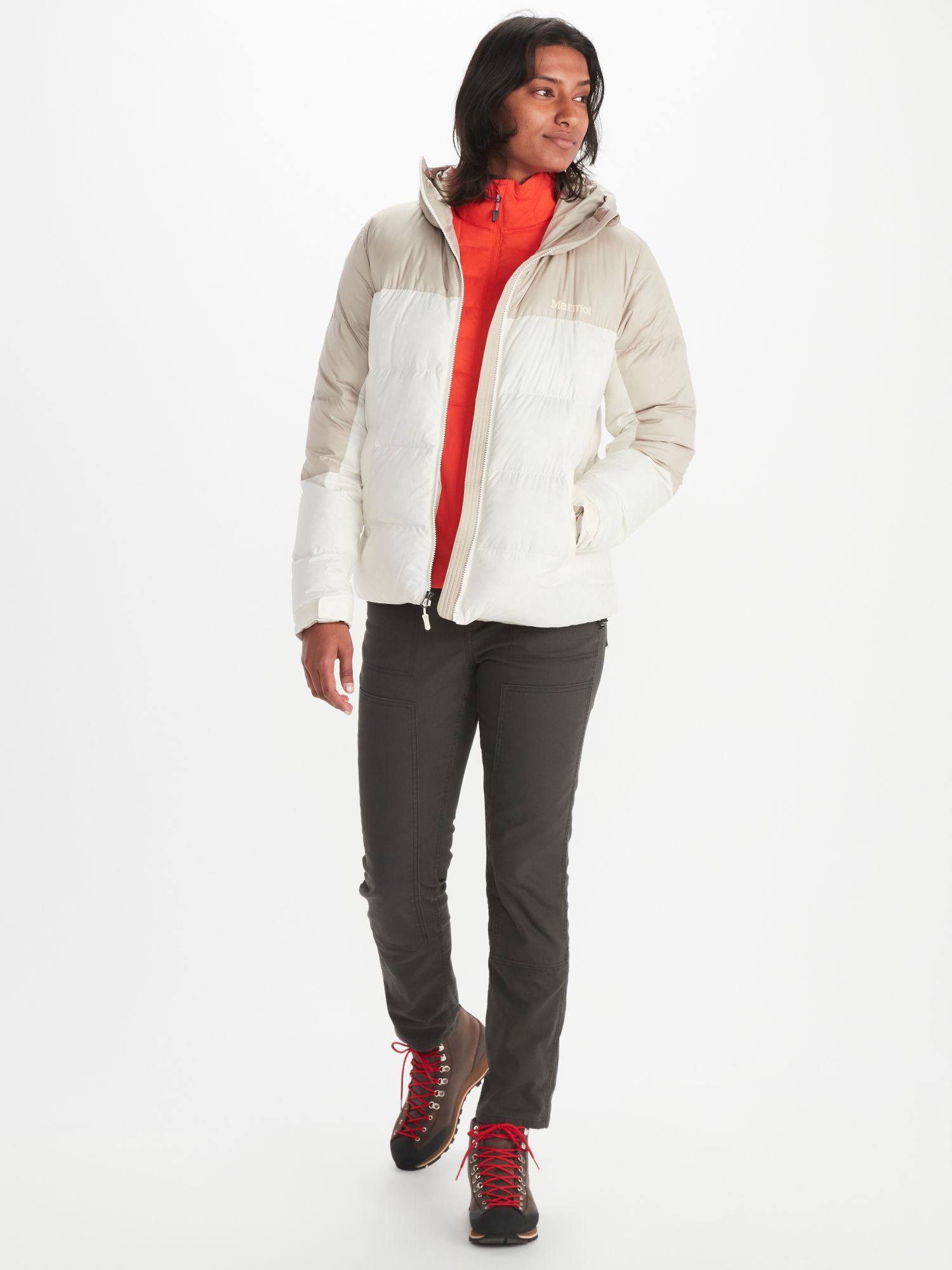 Marmot Guides Down W Hoody Papyrus 04