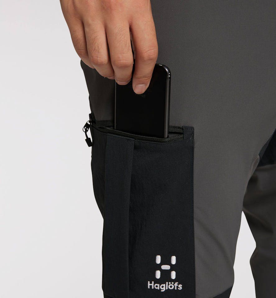 Haglöfs Men's Rugged Slim Pant Long Magnetite/True Black 04